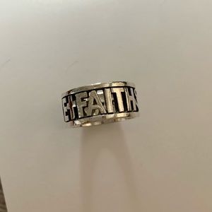 James Avery Love Hope & Faith Ring